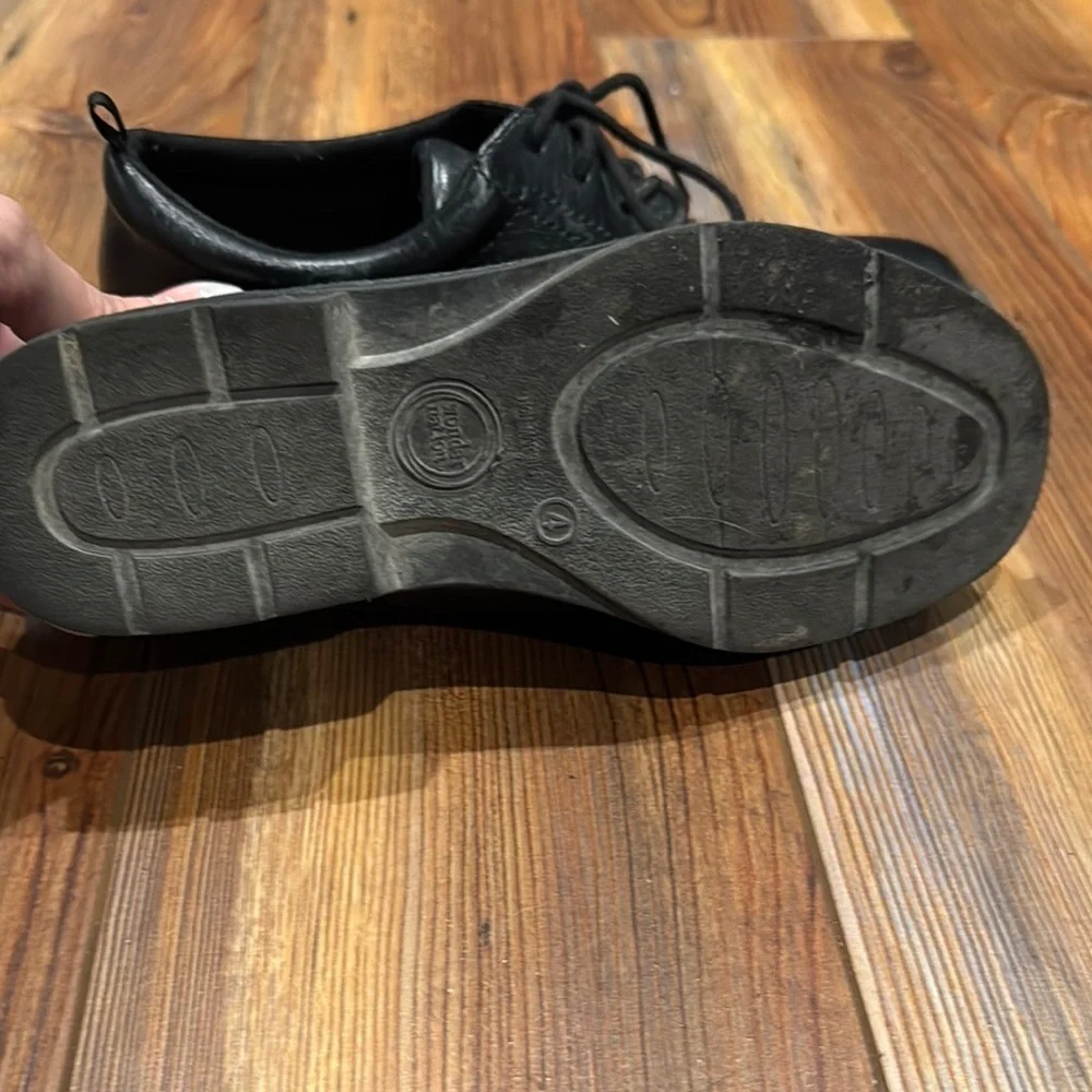 Classic Black faux Leather Boys shoes